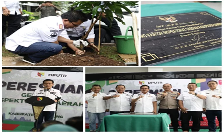 Bupati meresmikan Gedung baru Inspektorat di lingkungan Pemkab Bandung, Rabu 24 Januari 2024.