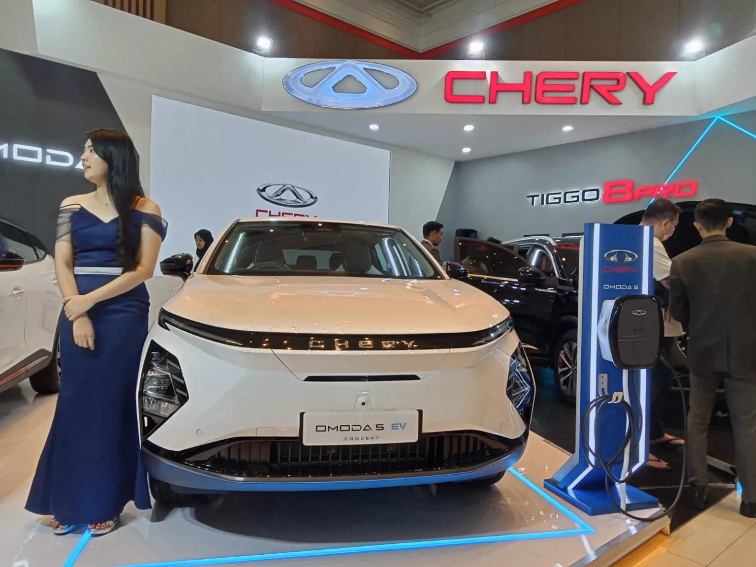 Intip Spesifikasi Mobil Listrik Chery Omoda 5 EV di GIIAS Bandung 2023