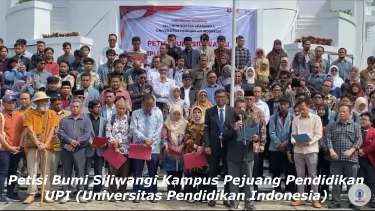 UPI Bandung Nyatakan Petisi ‘Bumi Siliwangi’, Desak Jokowi Jangan Cawe-Cawe