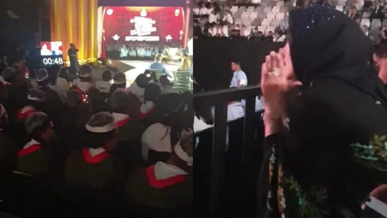 Viral! Seorang Ibu Teriak Kata Kasar saat Anies Bertanya pada Prabowo di Debat Capres 2024